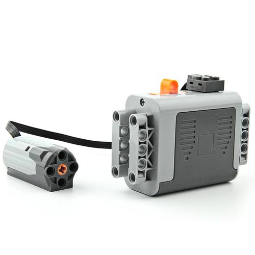 拼装积木玩具moc科技机械系列pf件电动电子配件电池盒电机线马达